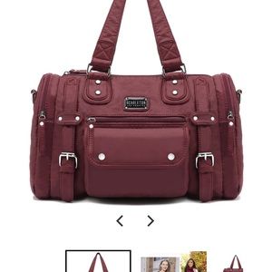 Beautiful plum purple shoulder Bag from Scarleton. New with tags!